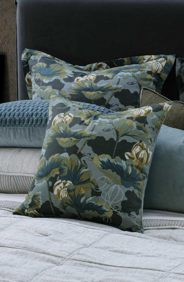 Bianca Lorenne - Waterlily Ocean Comforter (Cushion-Pillowcases-Eurocases Sold Separately) image 1
